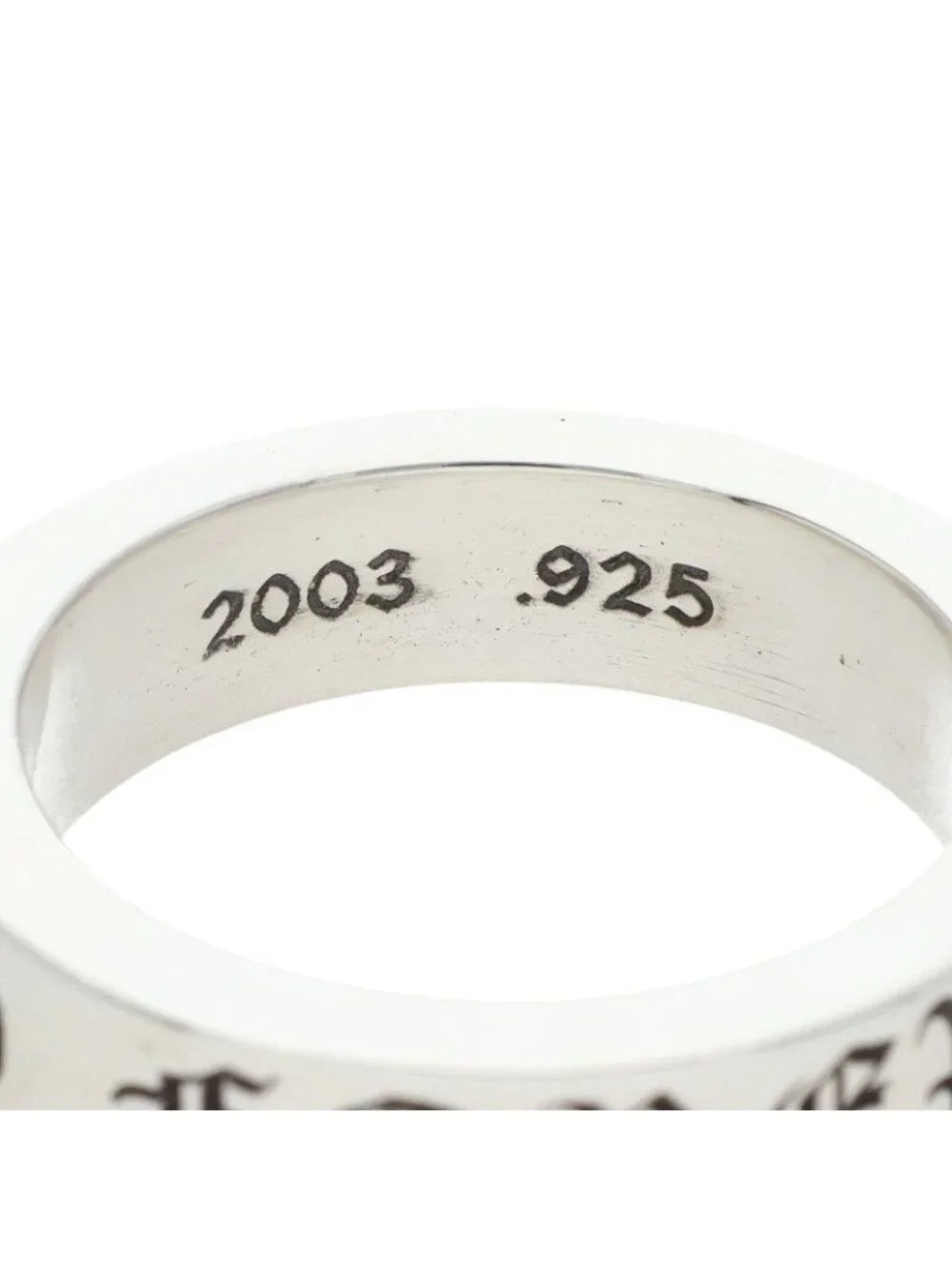 Chrome Hearts Spacer Forever Silver Ring